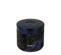 Quokka Whim - Black Marble 600 ML | Recipiente Hermético Térmico para Comida De Acero Inoxidable - Mantiene La Temperatura