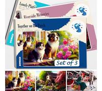 QUOKKA Rompecabezas Adultos con Alzheimer - 3x63 Piezas Grandes Puzzle Plataforma Ribereña para Ancianos - Juego Cognitivo para Adultos - Entretenimiento Juegos para Personas Mayores con Demencia