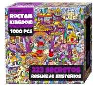 QUOKKA Rompecabezas De 1000 Piezas para Adultos: 223 Secretos Ocultos - Piezas Gruesas De Fácil Ensamblaje - Colecciona Los Cuatro Rompecabezas - Montaña