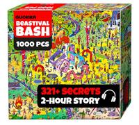 QUOKKA Rompecabezas De 1000 Piezas para Adultos Mitos Pawchella - Caja De Embalaje Premium con Retos Extra Divertidos Relajarse - Desarrollar La Creatividad Y Regalar