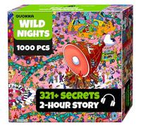 QUOKKA Rompecabezas De 1000 Piezas para Adultos Mitos sobre El Jamón Quemado - Caja De Embalaje Premium con Retos Extra Divertidos Relajarse - Desarrollar La Creatividad Y Regalar