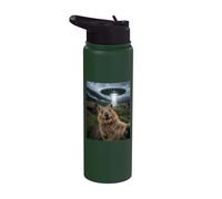 Quokka Selfie con Alien UFO Meme Divertido Stainless Steel Insulated Water Bottle