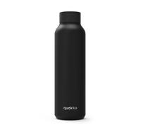 Quokka solid - jet black 630 ml - botellas de agua acero inoxidable si