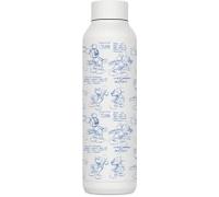 Quokka Botella Termo Acero Inoxidable Solid White 630 ML Mickey Sketch