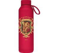 QUOKKA SOLID X HARRY POTTER | BOTELLA TÉRMICA DE ACERO INOXIDABLE DOBLE PARED CON COLGADOR | HP GRYFFINDOR