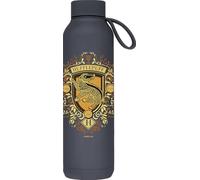 QUOKKA SOLID X HARRY POTTER | BOTELLA TÉRMICA DE ACERO INOXIDABLE DOBLE PARED CON COLGADOR | HP HUFFLEPUFF
