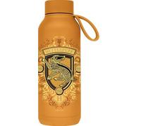 QUOKKA SOLID X HARRY POTTER | BOTELLA TÉRMICA DE ACERO INOXIDABLE DOBLE PARED CON COLGADOR | HP HUFFLEPUFF