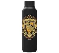 QUOKKA SOLID X HARRY POTTER | BOTELLA TÉRMICA DE ACERO INOXIDABLE DOBLE PARED | HP HUFFLEPUFF