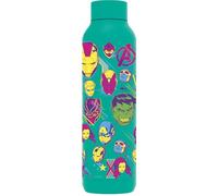 QUOKKA SOLID X MARVEL | BOTELLA TÉRMICA DE ACERO INOXIDABLE DOBLE PARED | AVENGERS NEON