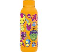 QUOKKA SOLID X MARVEL | BOTELLA TÉRMICA DE ACERO INOXIDABLE DOBLE PARED | AVENGERS NEON