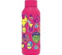 QUOKKA SOLID X MARVEL | BOTELLA TÉRMICA DE ACERO INOXIDABLE DOBLE PARED | AVENGERS NEON