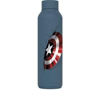QUOKKA SOLID X MARVEL | BOTELLA TÉRMICA DE ACERO INOXIDABLE DOBLE PARED | CAPTAIN AMERICA