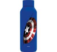 QUOKKA SOLID X MARVEL | BOTELLA TÉRMICA DE ACERO INOXIDABLE DOBLE PARED | CAPTAIN AMERICA