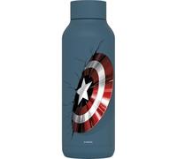 QUOKKA SOLID X MARVEL | BOTELLA TÉRMICA DE ACERO INOXIDABLE DOBLE PARED | CAPTAIN AMERICA