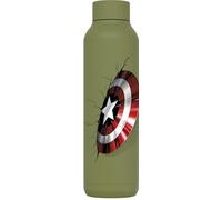 QUOKKA SOLID X MARVEL | BOTELLA TÉRMICA DE ACERO INOXIDABLE DOBLE PARED | CAPTAIN AMERICA