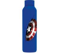 QUOKKA SOLID X MARVEL | BOTELLA TÉRMICA DE ACERO INOXIDABLE DOBLE PARED | CAPTAIN AMERICA