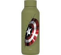 QUOKKA SOLID X MARVEL | BOTELLA TÉRMICA DE ACERO INOXIDABLE DOBLE PARED | CAPTAIN AMERICA