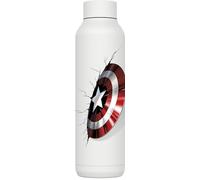QUOKKA SOLID X MARVEL | BOTELLA TÉRMICA DE ACERO INOXIDABLE DOBLE PARED | CAPTAIN AMERICA