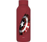 QUOKKA SOLID X MARVEL | BOTELLA TÉRMICA DE ACERO INOXIDABLE DOBLE PARED | CAPTAIN AMERICA