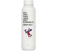 QUOKKA SOLID X MARVEL | BOTELLA TÉRMICA DE ACERO INOXIDABLE DOBLE PARED | SPIDER-MAN GREAT POWER