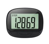 Quorvex Contador de Pasos podómetro Digital | Podómetro Digital para Caminar | Rastreador de Actividad física preciso para calorías y Distancia, rastreador de Pasos con Pantalla de 55 mm y Reloj
