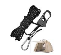 Quorvex Cuerda para Tienda - SOGA De Nylon Resistente Al - Cuerdas De para Tienda con Tensores De Aluminio - para Carpa Refugio Senderismo Escalada Kayak Línea para Ropa Picnic Y Jardín