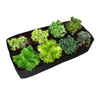 Quorvex s para Cultivar | Semillero Elevado Rectangular con Ocho Compartimentos | de Cultivo para Plantas,para Cultivo de Hortalizas en Interior y Exterior, Jardinería en Balcón, Patio y