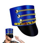 Quorvex Sombrero De Disfraz De Soldado De Juguete - Sombrero De Copa Para Cosplay De Cascanueces - Accesorios para Director de Circo | Para Actuaciones Fiestas De Navidad Disfraces Carnaval Halloween