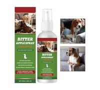 Quorvex Spray Antimordida Perros | Natural 100ml Solución De Comportamiento - Spray Antimasticación Perros - para Cubo Basura Muebles Terraza Exterior Plantas Interior Alfombra Adiestramiento