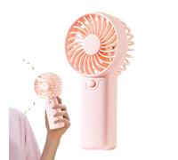 Quorvex Ventilador Portátil | Ventilador Eléctrico de Mano - Dispositivo de Enfriamiento Silencioso con Batería para Viajes Interior Exterior en Deportes Playa Jardín Dormitorio Senderismo Picnic