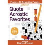 Quote Acrostic Favorites: Features 50 Rewarding Puzzles: 1 (Puzzle Books for Fun)