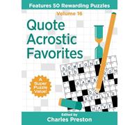 Quote Acrostic Favorites: Features 50 Rewarding Puzzles