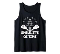 Quote Relaxation qi-Gong Simple Smile It's qi Time Qigong Camiseta sin Mangas