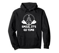 Quote Relaxation qi-Gong Simple Smile It's qi Time Qigong Sudadera con Capucha