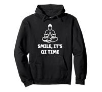 Quote Relaxation qi-Gong Simple Smile It's qi Time Qigong Sudadera con Capucha