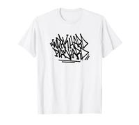 Quote Work Hard T-shirt Hiphop Graffiti Party Holidays Arbeit Camiseta