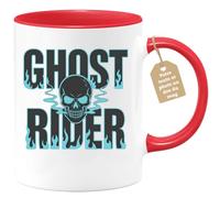 quotedazur Café-Croissant - Funny Mug Ghost Rider