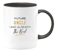 quotedazur - Mug Futuro Tío Y Ya El Mejor - Regalo Humorístico Para Tíos, Futuros Padres, Baby Shower, Cumpleaños