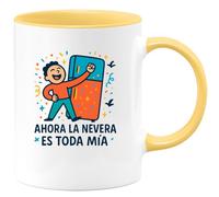 quotedazur - Taza Divertida Ahora la nevera es toda mía - Regalo Divorcio, divertida, regalo Para Mujer