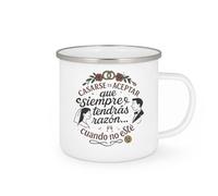 quotedazur - Taza Divertida Casarse es aceptar que siempre tendrás razón... cuando no esté - Regalo Boda, regalo testigo, novios Para Mujer