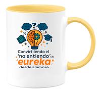 quotedazur - Taza Divertida Convirtiendo el 'no entiendo' en 'eureka' desde siempre - Regalo Regalo profesor, escuela, gracias Para Hombre