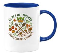 quotedazur - Taza Divertida El rey del huerto y maestro del compost - Regalo Jardinero, jardín, regalo Para Hombre