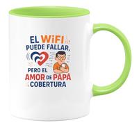 quotedazur - Taza Divertida El WiFi puede fallar, pero el amor de papá siempre tiene cobertura - Regalo Día del Padre, regalo papá, taza padre Para Hombre
