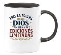 quotedazur - Taza Divertida Eres la prueba de que Dios también hace ediciones limitadas - Regalo Regalo hermano, taza familia Para Hombre