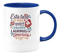 quotedazur - Taza Divertida Esta taza es para quien convierte lágrimas en sonrisas - Regalo Regalo mamá, bebé, nacimiento Para Mujer