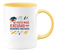 quotedazur - Taza Divertida He visto más excusas que deberes hechos - Regalo Regalo profesor, escuela, gracias Para Hombre