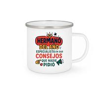 quotedazur - Taza Divertida Hermano del año: especialista en dar consejos que nadie pidió - Regalo Regalo hermano, taza familia Para Hombre
