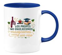 quotedazur - Taza Divertida Los profes no envejecemos, maduramos como el buen vino - Regalo Regalo profesor, escuela, gracias Para Hombre