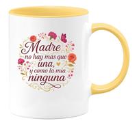 quotedazur - Taza Divertida Madre no hay más que una, y como la mía ninguna - Regalo Día de la Madre, regalo mamá, taza madre Para Mujer