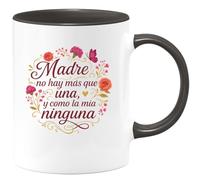 quotedazur - Taza Divertida Madre no hay más que una, y como la mía ninguna - Regalo Día de la Madre, regalo mamá, taza madre Para Mujer